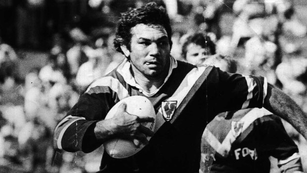 Blues star: Arthur Beetson player for Eastern Suburbs in 1976.