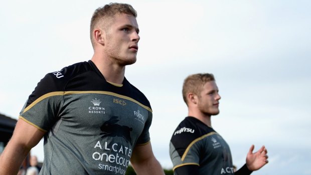 Under the pump: George and Tom Burgess could be playing reserve grade this weekend.