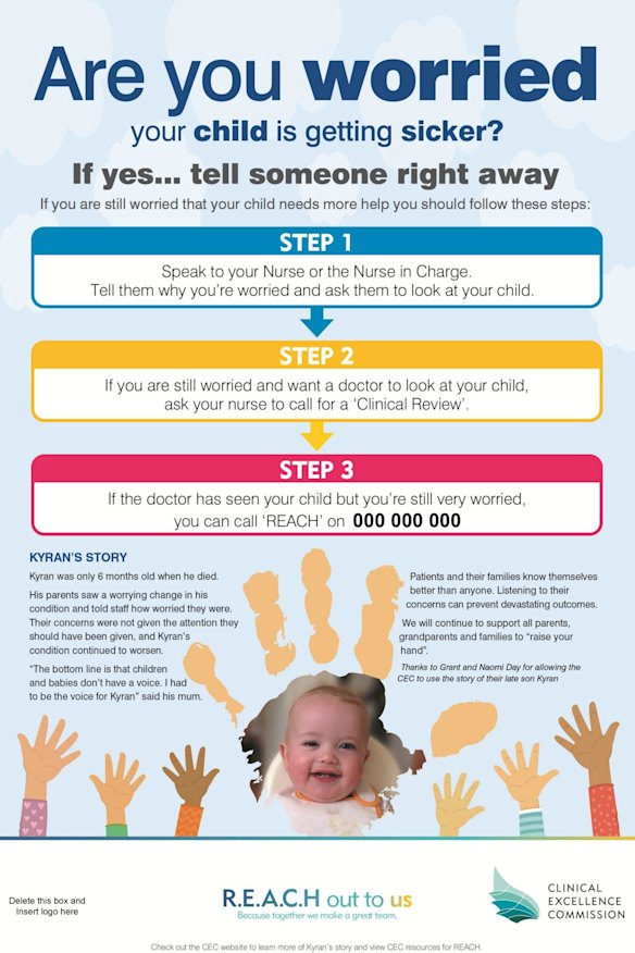 REACH posters are displayed at all participating hospitals.