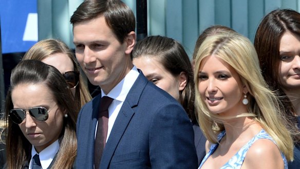 Ivanka Trump in Poland with her husband, Jared Kushner, a senior adviser to President Donald Trump, during the President's recent European trip.