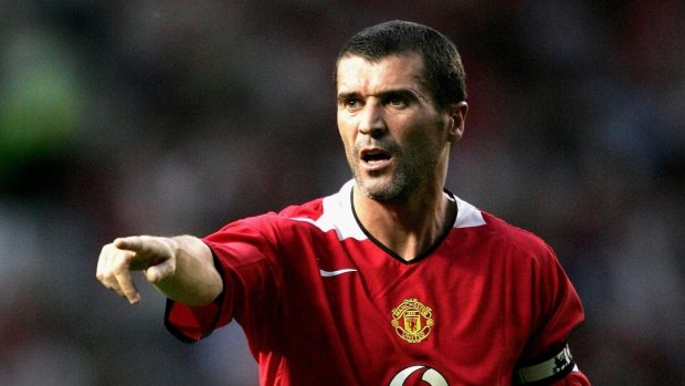 Forthright: Roy Keane in his Manchester United days.