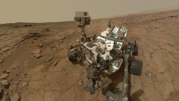 Another triumph: Curiosity posts a selfie from the surface of Mars.