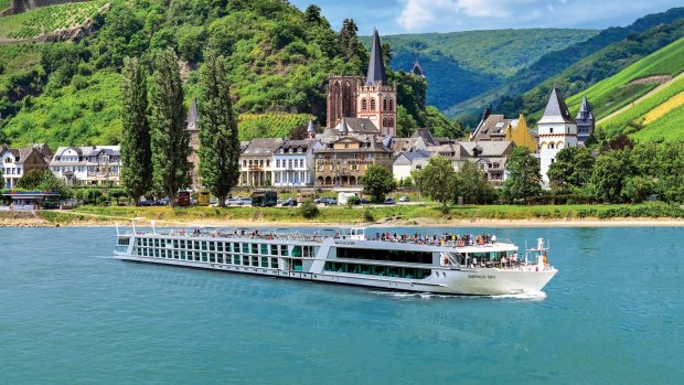 Evergreen's Emerald Sky on the Rhine.