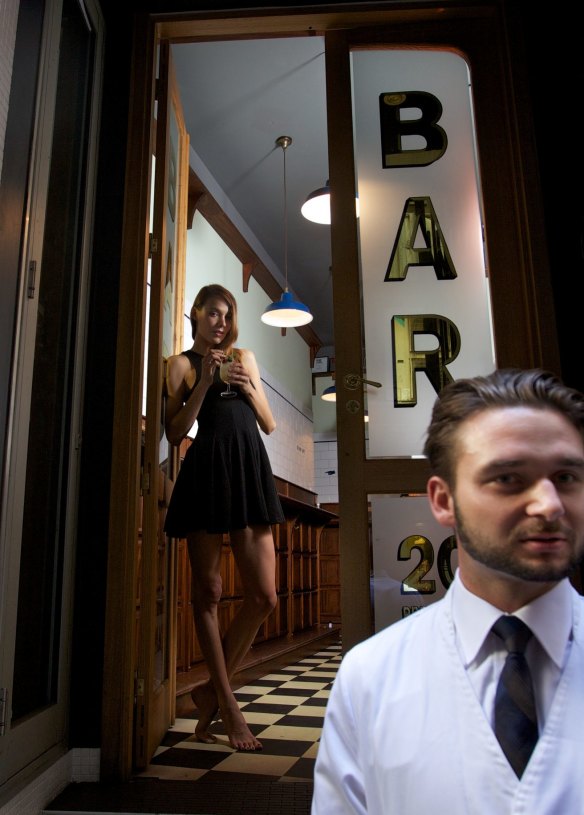 It's standing-room-only at Bar Americano in the CBD.