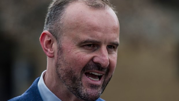 Chief Minister Andrew Barr: The first of a suite of witnesses to give evidence on Wesnesday into the government's controversial purchases of land at Glebe Park and West Basin.