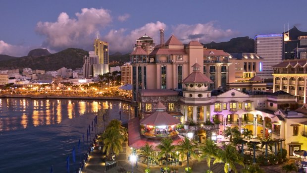 Port Louis – Night view, Mauritius.
