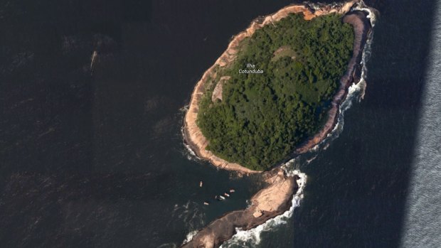 Cotunduba Island, off Rio de Janeiro, where Australina Rye Hunt was reportedly seen by a fisherman. 