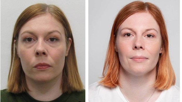 My current, serial killer-ish passport photo versus one taken by a professional photographer.