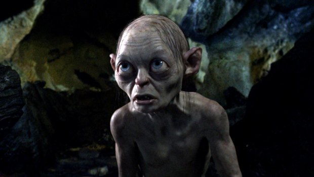 Gollum's riddle warfare in <i>The Hobbit</i>, as depicted in Peter Jackson's 2012 film adaptation.