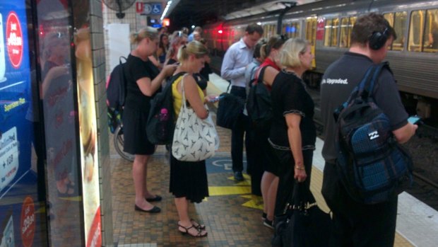 Brisbane train commuters are increasingly finding themselves crammed in to crowded carriages.