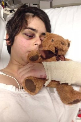 Samantha Giufre was in hospital for months.