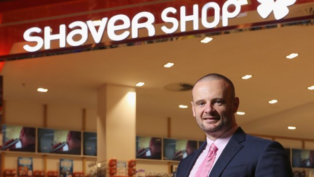 Shaver Shop chief executive Cameron Fox.
