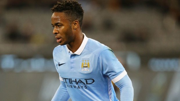 Manchester City's record $103m signing Raheem Sterling had a dream start on his City debut, scoring after just three minutes.