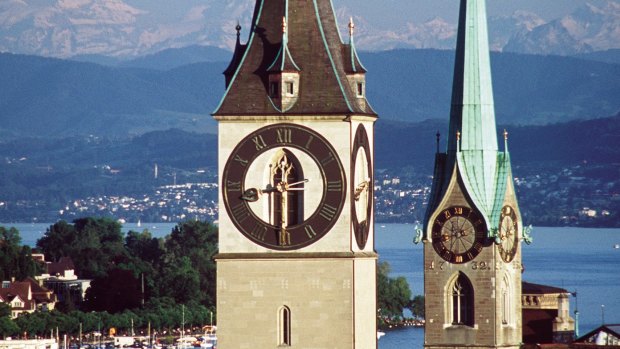 St.Peter's Church: Zurich's oldest church. 