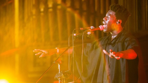 "In the space of one verse, he can sing the same note in three different ways": Moses Sumney's level of control was outstanding.