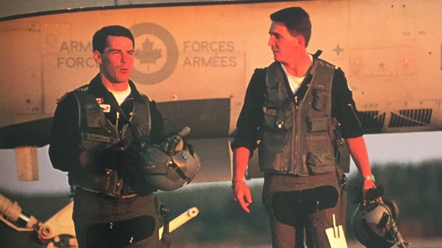 Paul Regli (right) dismisses any comparisons between himself and the film Top Gun.
