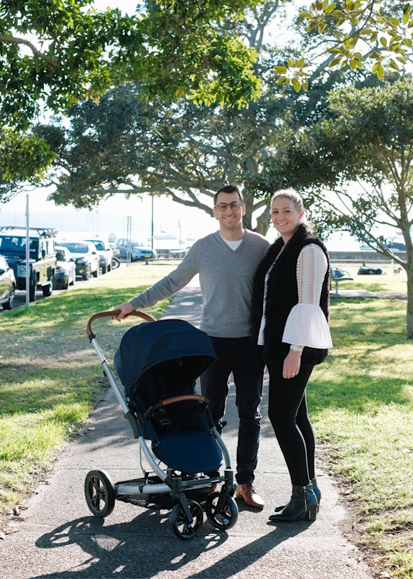 Brett and Meagan Redelman used their $40,000 house deposit to start pram business Redsbaby.