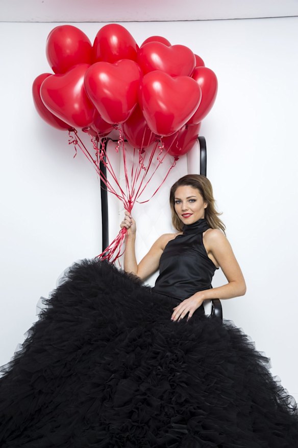 Ready to shine: Sam Frost.