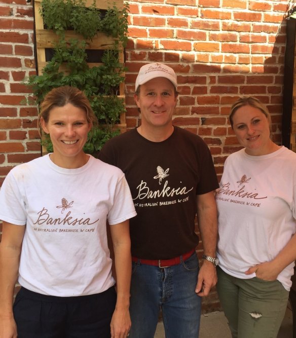 The team at Australian cafe Banksia, in Missouri.