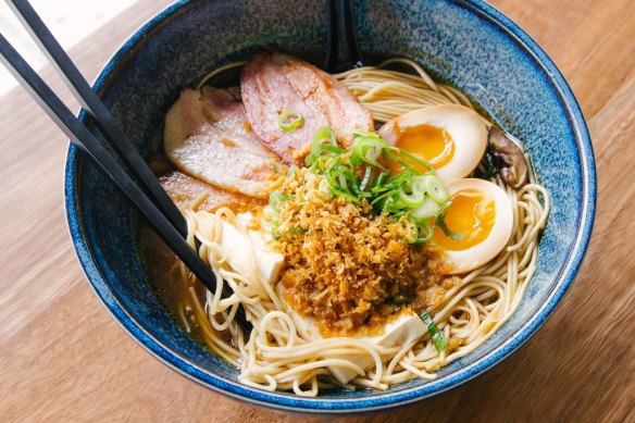 The breakfast ramen is an early favourite.