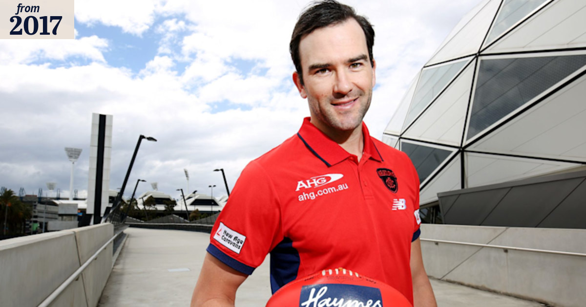 AFL: Former Hawk Jordan Lewis has no regrets about moving on with Melbourne
