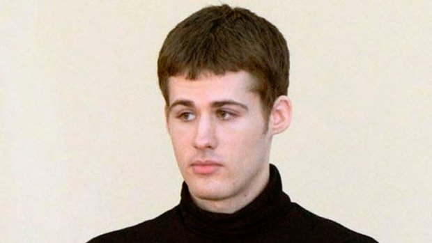 American Matthew Todd Miller pictured during his trial in the North Korean Supreme Court.