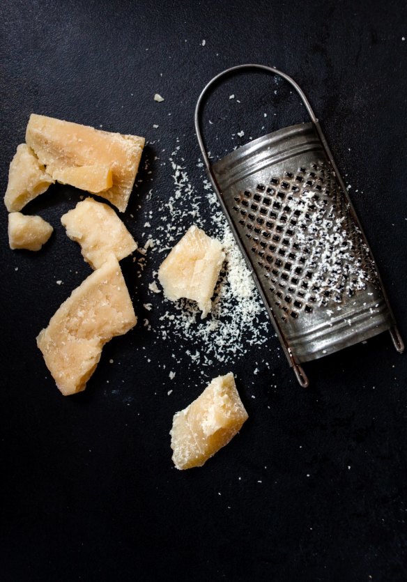 Parmesan's strong flavour means it can be used sparingly as a flavoursome topping.