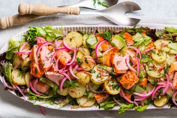 A substantial potato salad.