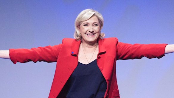 Far-right candidate for the presidential election Marine Le Pen.