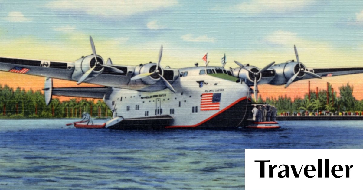 Pan Am'S Pacific Clipper, Boeing 314, 'Flying Boat': The World'S First  Around-The-World Commercial Flight