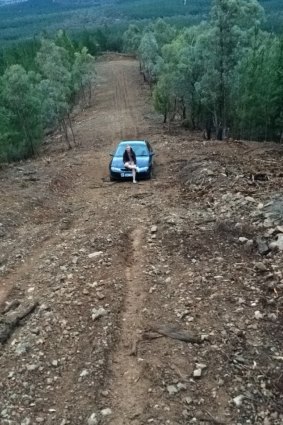 Four teenagers were rescued from dense bushland south-west of Canberra on Sunday night. 