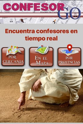The app, for iOS and Android, also offers religious texts.