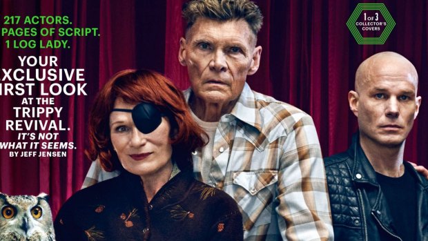 Wendy Robie, Everett McGill and James Marshall as Nadine Hurley, Big Ed Hurley and James Hurley.