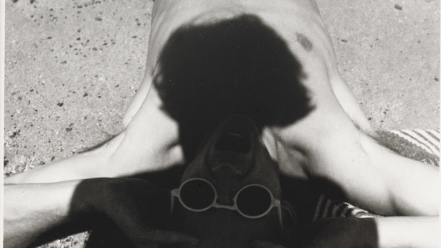 <i>The photographer's shadow (Olive Cotton and Max Dupain)</i>, 1935 (printed 1999), by Olive Cotton.