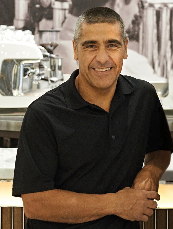Fabio Angele, owner of Brunetti Classico, which encompasses cafes in Carlton and at Melbourne Airport.