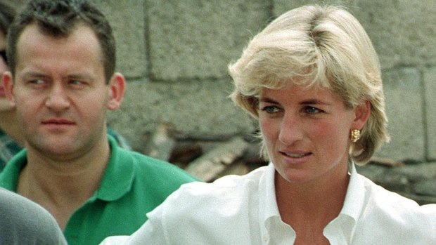 Paul Burrell and Princess Diana.