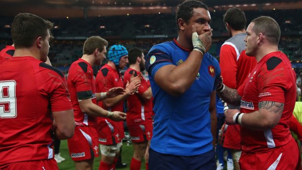 France captain Thierry Dusautoir cut a dejected figure after his side's 13-20 defeat to Wales in the Six Nations.