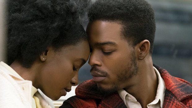 KiKi Layne as Tish and Stephan James as Fonny in Barry Jenkins' If Beale Street Could Talk.