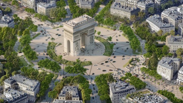 A citywide tree planting program will see half of Paris covered with planted areas by 2030.