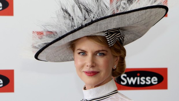 Nicole Kidman at the Swisse marquee. 