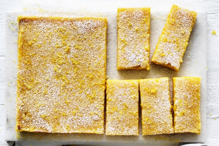 Jill Dupleix's old-school lemon bars recipe.  