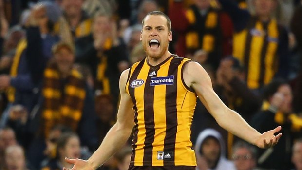 Jarryd Roughead sits outside the top 10 AFL goalkickers and has been goalless in three of the past four games. 