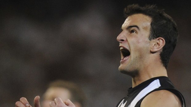 Jack Anthony during his Collingwood career