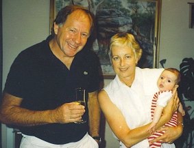 Ken Palmer with his granddaughter Stephenie. 