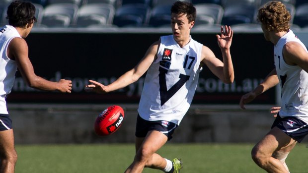 South Warrnambool's Hugh McCluggage playing for Vic Country at the AFL under 18 national championships. 