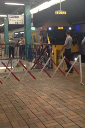 Platforms 3 and 4 were barricaded and passengers were ushered onto bus services.