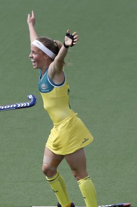 Hockeyroos star Emily Smith struck a late NSW winner to break Canberra hearts. 