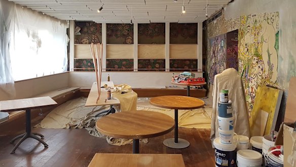 The renovations at the former Mirka at Tolarno restaurant.