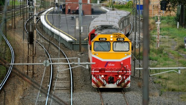 Passengers were stuck on the stranded V/Line train for three hours.