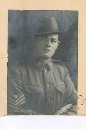David Laird's grandfather, Fred Laird, in 1916.
